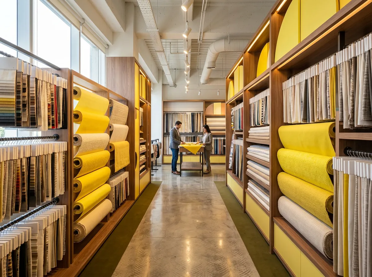 Interior de negocio textil
